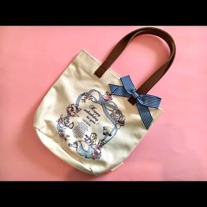 Japanese, Alice in Wonderland mini tote